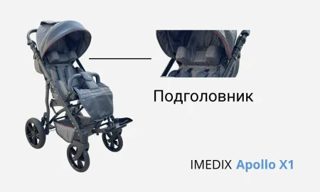 Подголовник является важным компонентом коляски для детей с ДЦП.